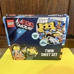 Twin Flat & Fitted Sheet 2014 Lego Movie Cotton Pillow Case Set. Fixed Price $28.00.