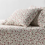 King Ultra Soft Flannel Sheet Set Ivory Floral - Threshold. Fixed Price $28.99.