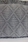 Modern Graphite Geometric King Pillow Shams Woven Jacquard Portugal Collection. Fixed Price $79.00.