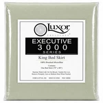 Luxor Treasures Executive 3000 Series - 78" 80" King Bed Skirt Sage Green. Fixed Price $18.88.