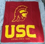Northwest Usc Trojans Logo Beach Blanket 64X86 Twin/ Xl Red/ Yellow Bedding. Fixed Price $29.97.