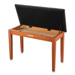 Donner Duet Piano Bench With Storage Solid Wood Sponge Padded Keyboard Stool. Fixed Price $109.99.