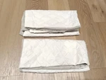 Hallmart Collectibles 2-PC Geo Reversible Euro Shams, Ivory / D Gray,. Fixed Price $19.00.