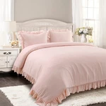 Lush Decor Reyna Ruffle King Comforter Set 3 Piece Bedding Soft Cozy Style. Fixed Price $142.38.