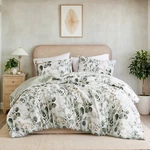 Reversible Floral Botanical Seersucker Breathable Comforter Set Twin Queen King. Fixed Price $52.99.