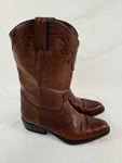 Genuine Lizard Skin Joan & David Western Cowboy Boots Women Sz 5 Handmade Italy. Fixed Price $39.00.