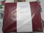 Charter Club Damask 550 Tc 100% Cotton King Sheet Set Red Pomegranate 18" Deep. Fixed Price $89.99.