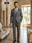 Joseph Abboud Suit 42L 35X32 Gray Pinstripe Extreme Slim Fit Super 120 Italian. Fixed Price $108.00.