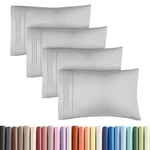Pillow Cases Set 4, Hotel Quality Soft Covers By Cgk Linens. Fixed Price $33.99.
