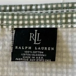 Vtg Ralph Lauren Gingham Twin Flat Sheet Green / White Plaid Cotton 200 Thread. Fixed Price $34.89.