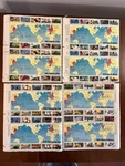 Us Domestic World War 2 Sheets 80 Total 1990. Fixed Price $30.00.