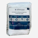 Allerease Complete Allergy Protection Mattress Pad Twin White Cotton Quilted Nip. Fixed Price $36.04.