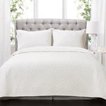 Ava Quilt Diamond Pattern Solid 3 Piece Oversized Bedding Blanket Bedspread Set. Fixed Price $107.99.