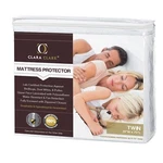 New Clara Clark Waterproof Allergy Relief Mattress Protector With Zipper - Twin. Fixed Price $19.99.
