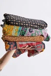 Wholesale Handmade Sari Coverlet Bedspread Bedding Assorted Tribal Kantha Quilt. Fixed Price $25.55.