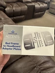 Bed Frame To Headboard Adapter Plates Mantua Twin Full Queen King. Fixed Price $21.99.