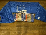 Sports Coverage Sidelines Indianapolis Colts Football Valance Sham Pillow Cases. Fixed Price $25.99.