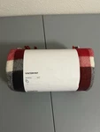 Ikea Vinterfint Throw Blanket Multicolor White Red & Gray Christmas 51X71" New. Fixed Price $65.00.