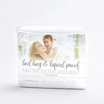 Queen Microfiber Bed Bug And Spill Proof Zippered Mattress Protector Home Hotel. Fixed Price $47.01.
