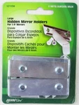 Nip New Hillman Large Hidden Holders For 1/4" Mirrors, Sets, 121156. Fixed Price $8.99.