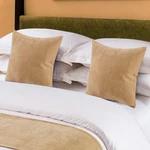 Osvino Solid Runner Textured Chenille End Scarf Decorative Bedding Prote. Fixed Price $38.23.