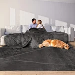 Oversized Blanket 120X120 Inches, Giant Huge Companion For Bed, Sofa,travel. Fixed Price $35.99.