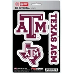 Texas A&m Aggies Ncaa College Team Spirit Car Auto Sticker Set Usa Made. Fixed Price $19.99.