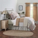 Farmhouse Twin Blue Ruffling Kaila Cotton Hand Quilted Vhc Brands. Fixed Price $162.95.