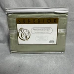 Superior Duvet Cover Set Full/queen Sage Green 1200TC Egyptian Cotton 3PC Solid. Fixed Price $50.00.