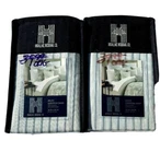 Highline Bedding Co Belize Blue Haze Stripe Euro Sham 26.5 X Set Of Two. Fixed Price $29.99.