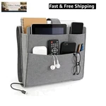 Bedside Caddy,large Hanging With Cord Slit, Remote Holder F.... Fixed Price $20.99.