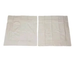 Melange Home Euro Shams Pair White Embroidered 29 X. Fixed Price $24.99.