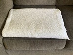 Columbine Cody Ivory Matelasse Coverlet Scalloped Edges King 87 X 91 Portugal. Fixed Price $63.00.