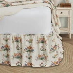 Vhc Brands Rosehill Cottage Floral Cotton Queen Bed Skirt - 16IN. Fixed Price $46.95.