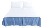 Tache Satin Sweet Victorian Tailored Platform 14" Dust Ruffle Bed Skirt Blue. Fixed Price $18.97.