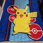 Vintage 90'S Pokemon Comforter Blanket Nintendo 84X69 Twin Bed Northwest Aop. Fixed Price $79.88.