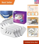 Lock Bed Holders With Anti-slip Pads For Corners, 4PCS Secure Sheet.... Fixed Price $54.45.