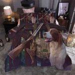 Dogs Guarding Homes 3D Print Duvet Quilt Doona Covers Pillow Case Bedding Sets. Fixed Price $54.50.