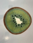 Fresh Summer Mat, Fruit Design Bathroom Rug, Cute Round Shape, Soft Plus.... Fixed Price $23.83.