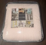 Madison Park Tuscany 3-PC. Quilt Set, Cal King Color Pink Coverlet New. Fixed Price $79.96.