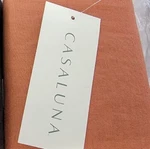 King Casaluna 100% Washed Hemp Solid Pillowcase 2 Pc Set Bronze Brown. Fixed Price $21.99.