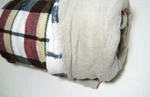 Biddeford Heated Electric Microplush Reversible Pale Brown Plaid Throw Blanket. Fixed Price $34.20.