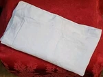Set Of Echelon Home Euro Pillow Shams White 100% Linen Belgian Flax 29" Square. Fixed Price $43.92.