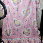 Vintage 90S Mattel Sided Barbie Floral Comforter Twin Xl Full 82" 92" Pink. Fixed Price $81.59.