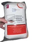 Mainstays Full Size Waterproof Fitted Soft Top Mattress Protector Fits 12" New. Fixed Price $13.08.