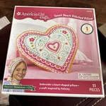 American Girl Felicity Sweet Heart Stitched Pillow Kit. Fixed Price $29.99.