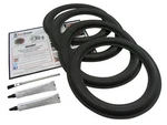 Amazing Speaker 4-PACK 12" Foam Edge Subwoofer Repair Kit FSK-12CARVERX4. Fixed Price $40.50.