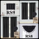 Blackout Curtain Window Panel Or Valance Rod Pocket Foam Lined (RS8/RS9/R64). Fixed Price $9.35.