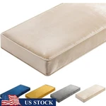 Memory Foam Bench Cushion Soft Velvet Fabric Removable Cover Indoor Seating New. Fixed Price $57.42.