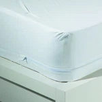 New Waterproof Zippered Vinyl Mattress Cover Allergy Relief Bed Bug Sizes. Fixed Price $7.79.
